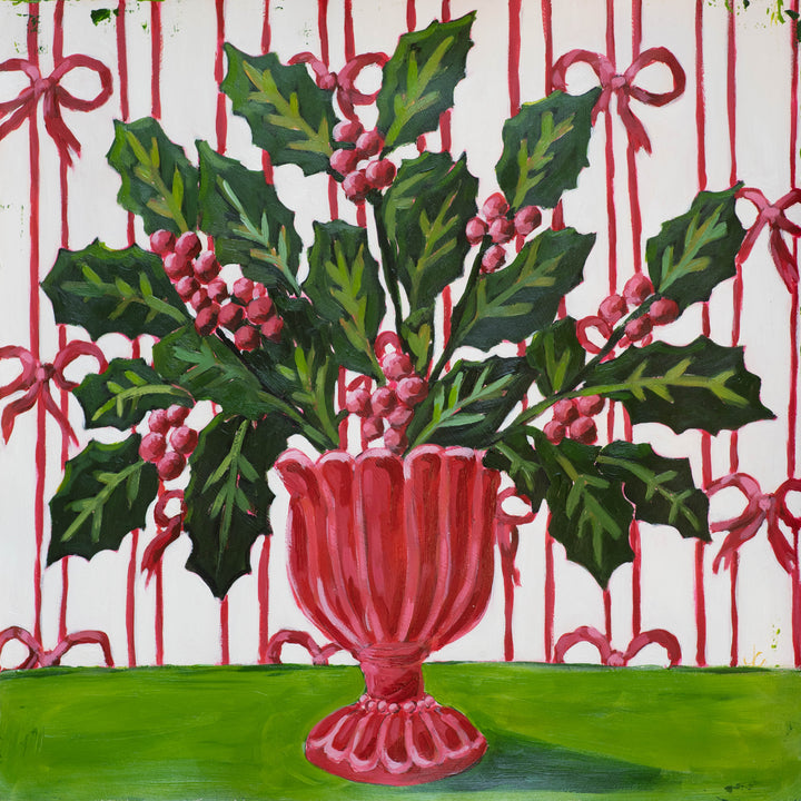 Jennifer Holiday Holly Tea Towel