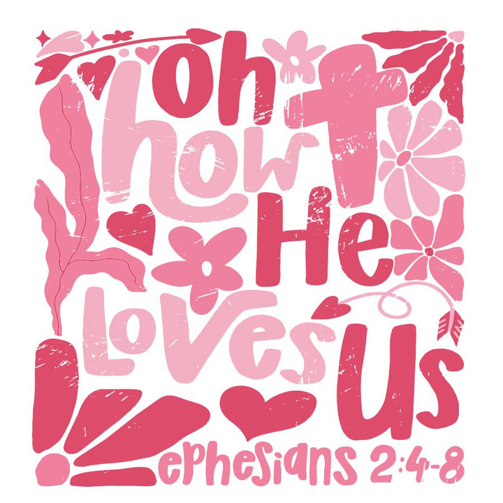 Oh How He Loves Us Pillow