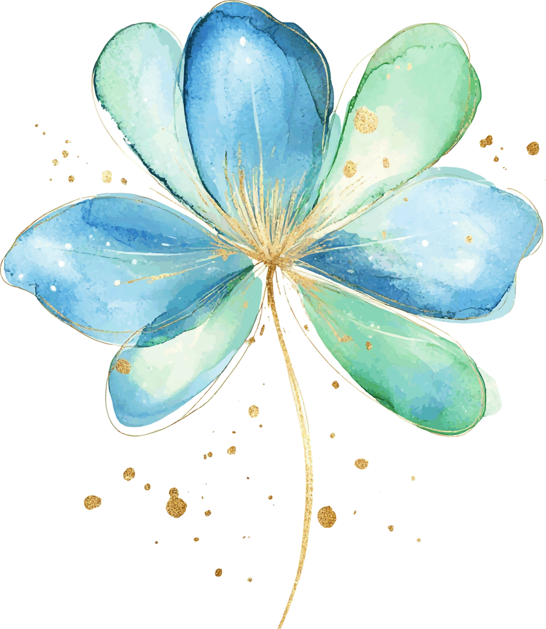 Abstract Spring Blossom Wreath Sash