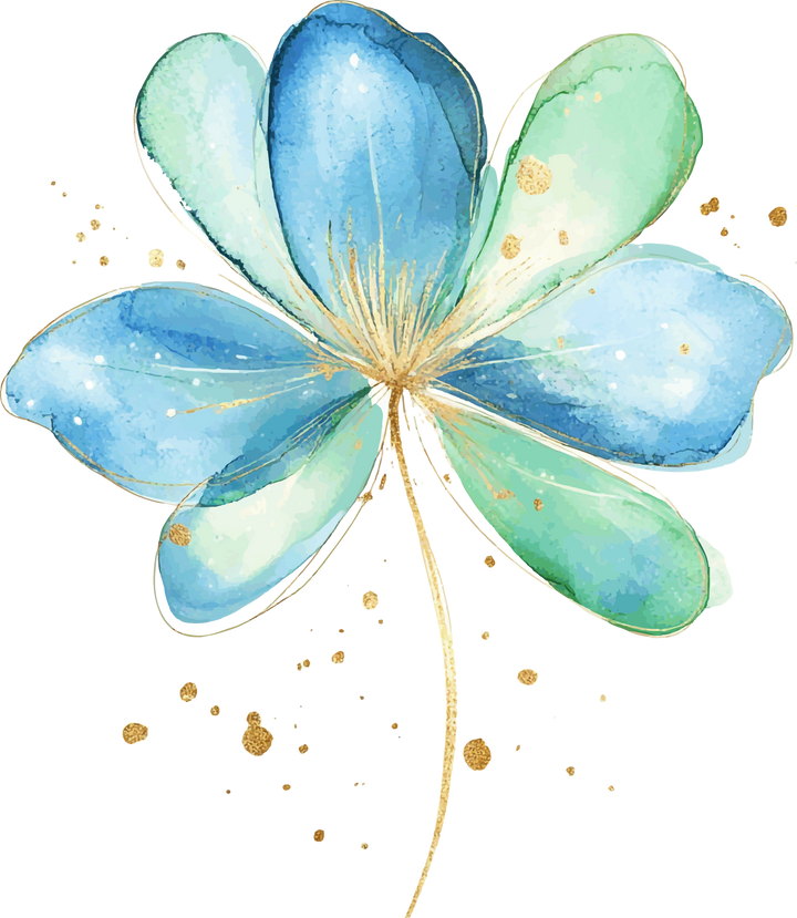 Abstract Spring Blossom Wreath Sash