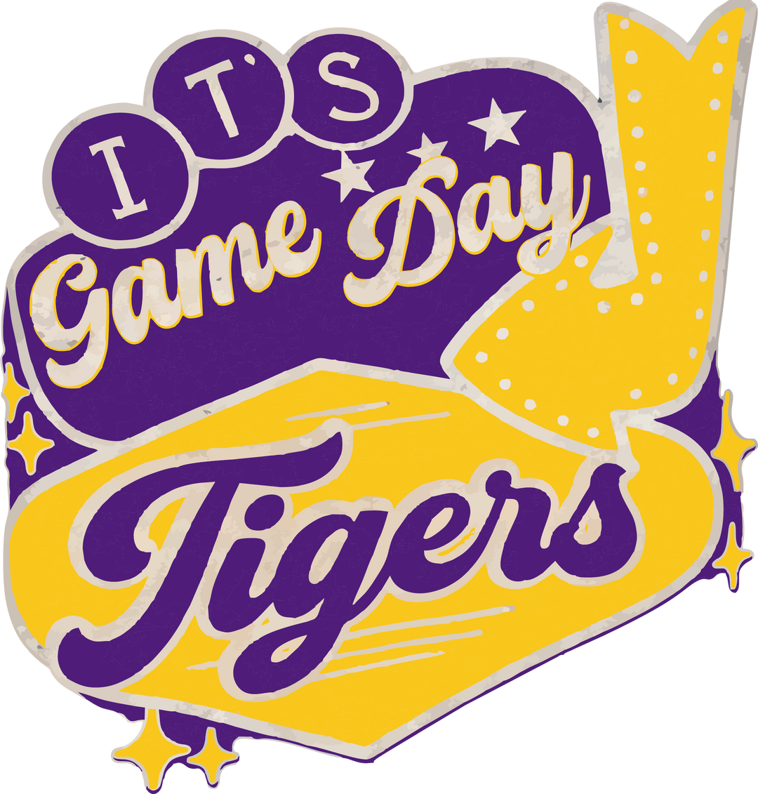 It's Gamday LSU Tea Towel