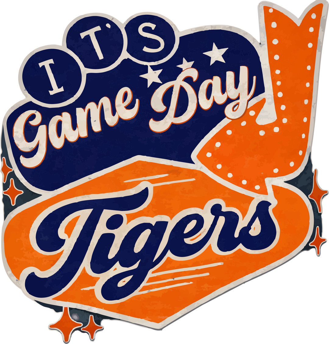 It's Gamday Auburn Tea Towel