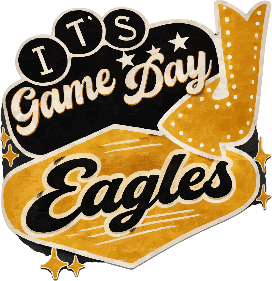 It's Gamday Eagles Tea Towel