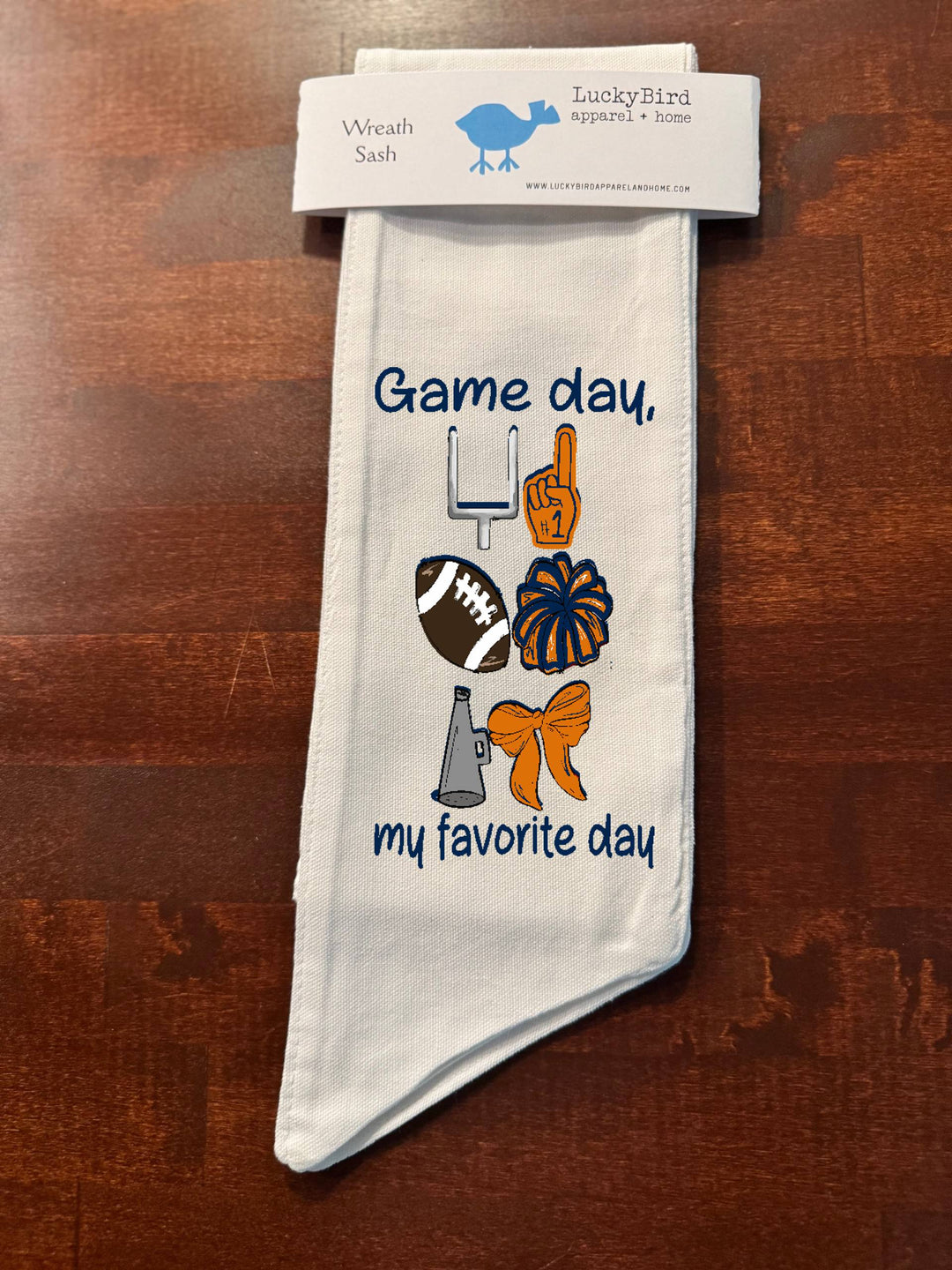 GAMEDAY, MY FAVORITE DAY WREATH SASH