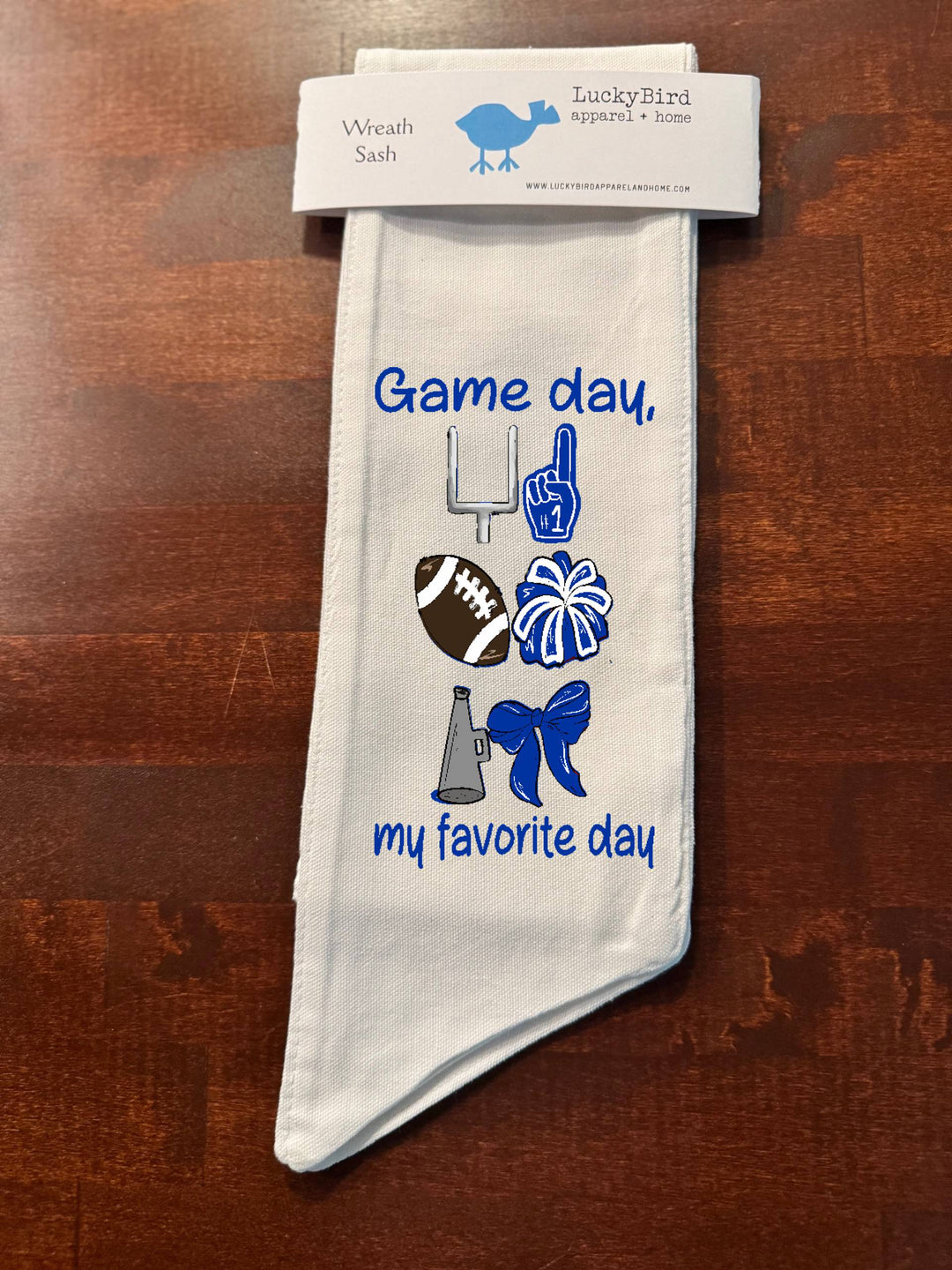 GAMEDAY, MY FAVORITE DAY WREATH SASH