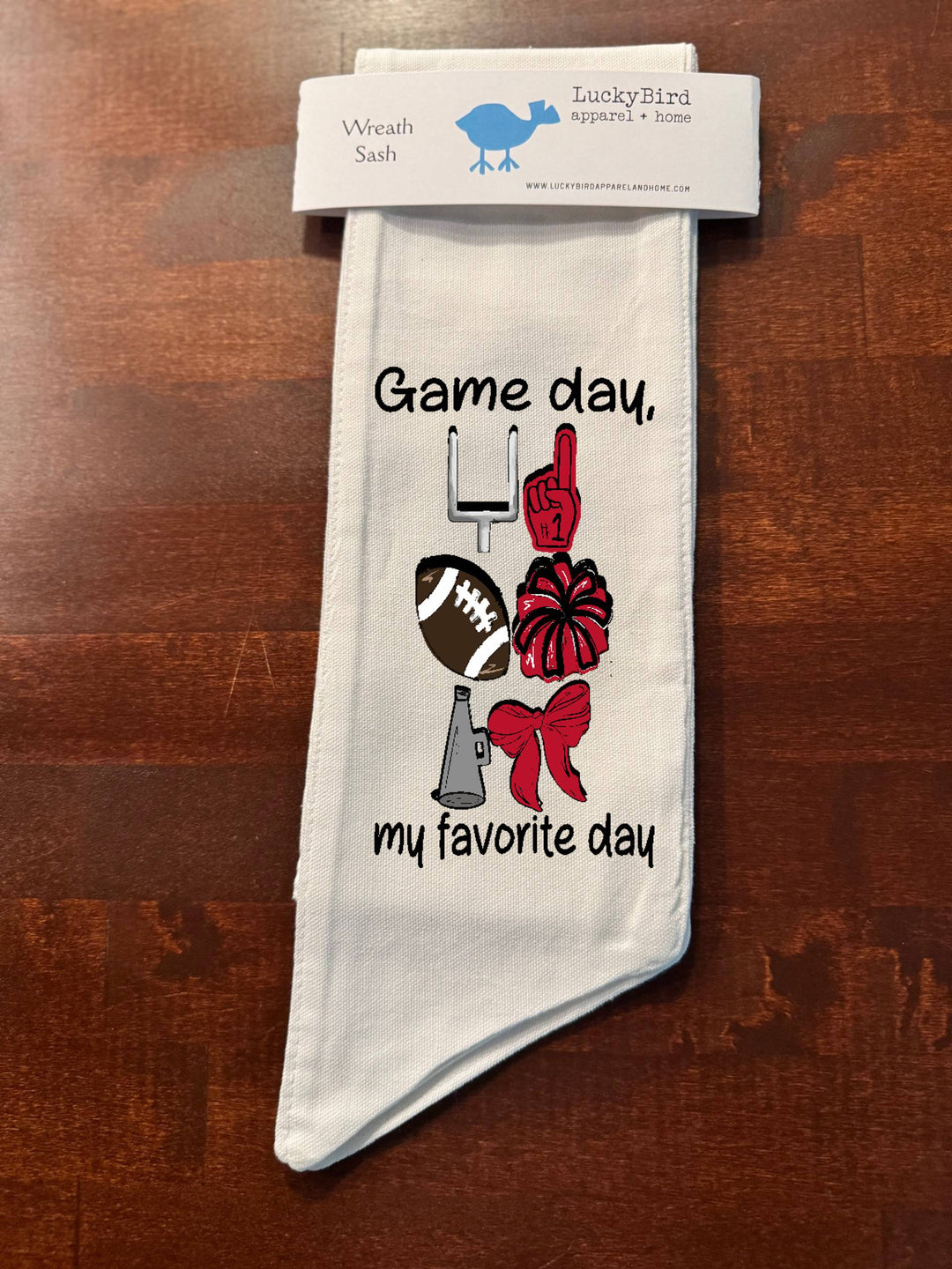 GAMEDAY, MY FAVORITE DAY WREATH SASH