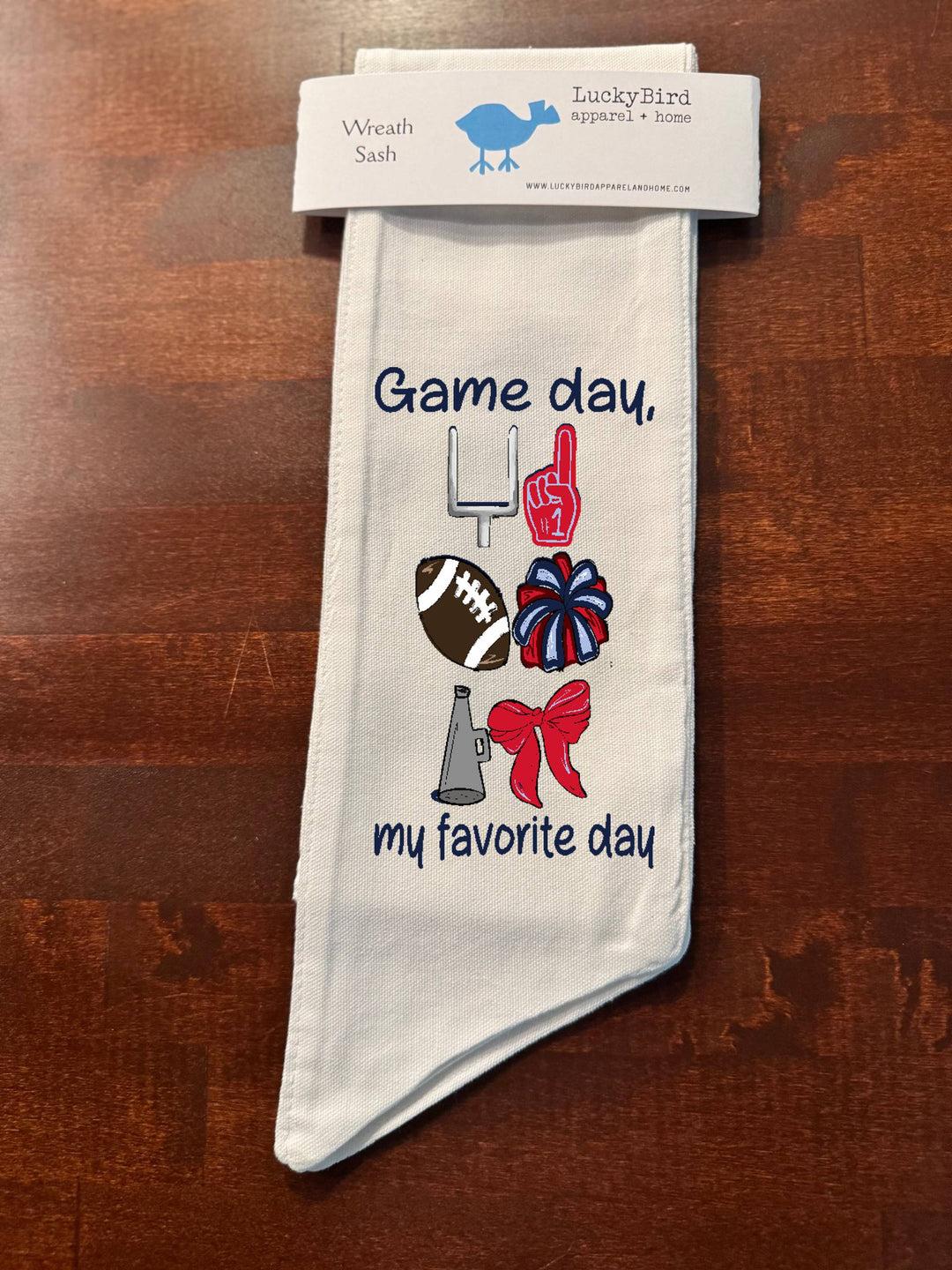 GAMEDAY, MY FAVORITE DAY WREATH SASH