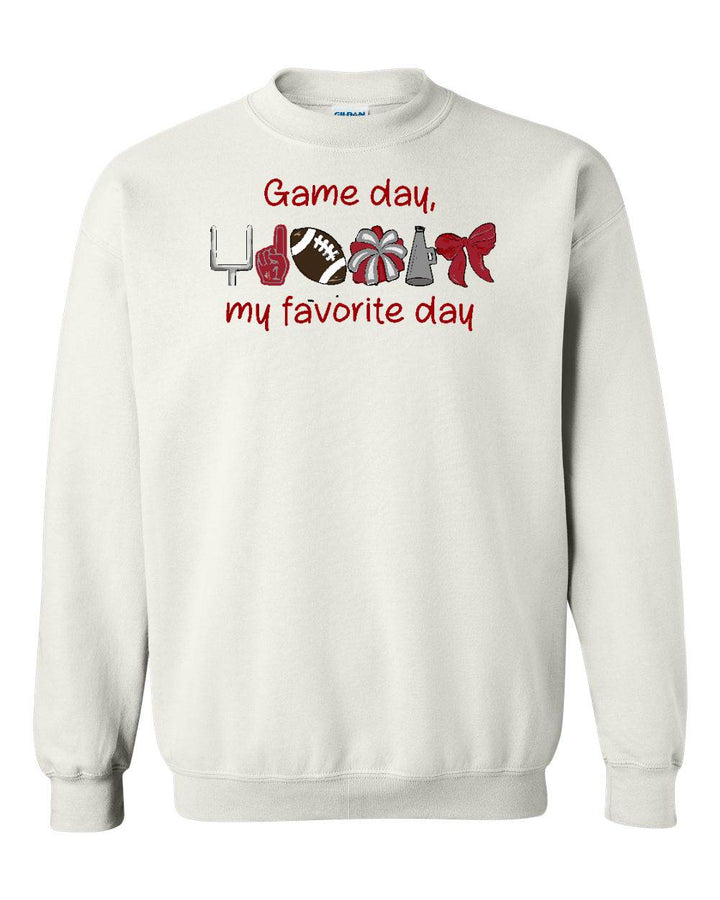 GAMEDAY - MY FAVORITE DAY CREW NECK SWEATSHIRT
