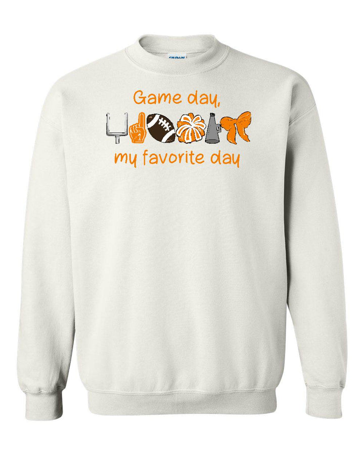 GAMEDAY - MY FAVORITE DAY CREW NECK SWEATSHIRT