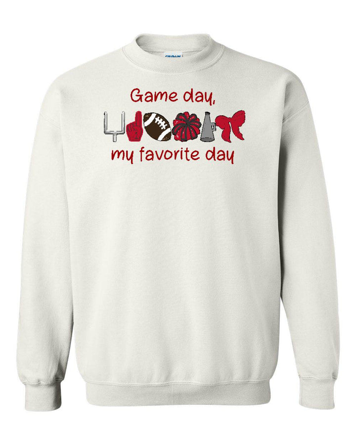 GAMEDAY - MY FAVORITE DAY CREW NECK SWEATSHIRT