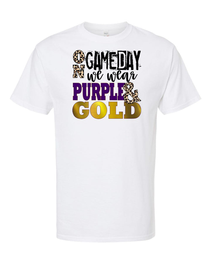 ON GAME DAY WE WEAR (PICK YOUR COLOR) SHORT SLEEVE TSHIRT