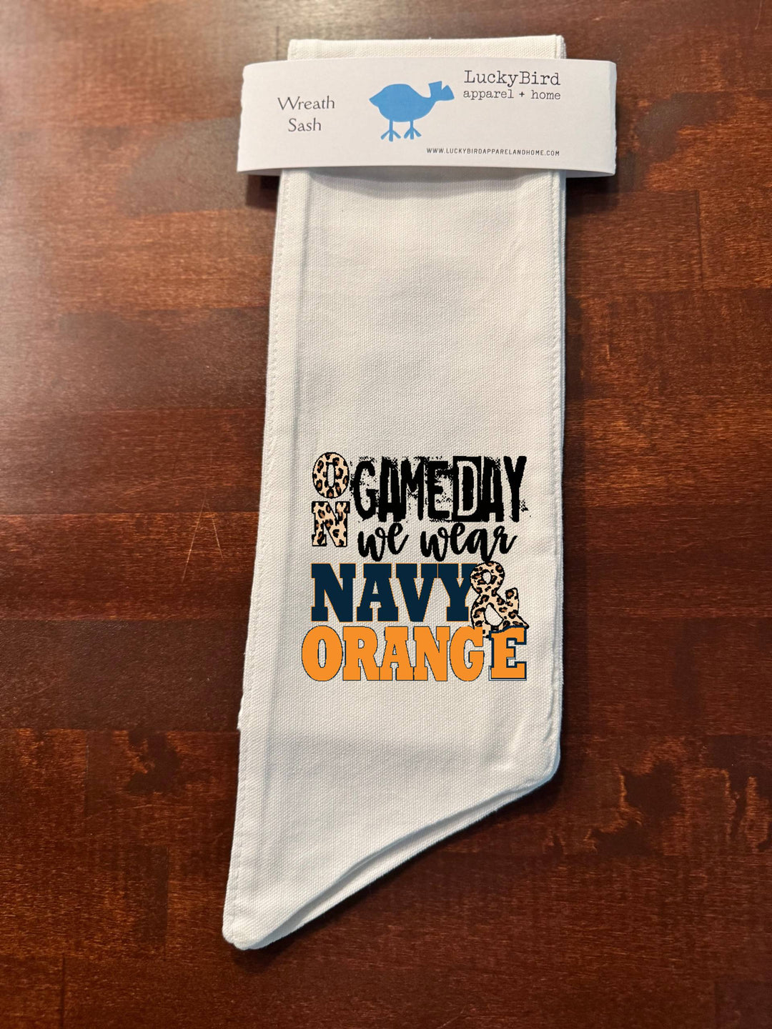 ON GAMEDAY WE WEAR WREATH SASH