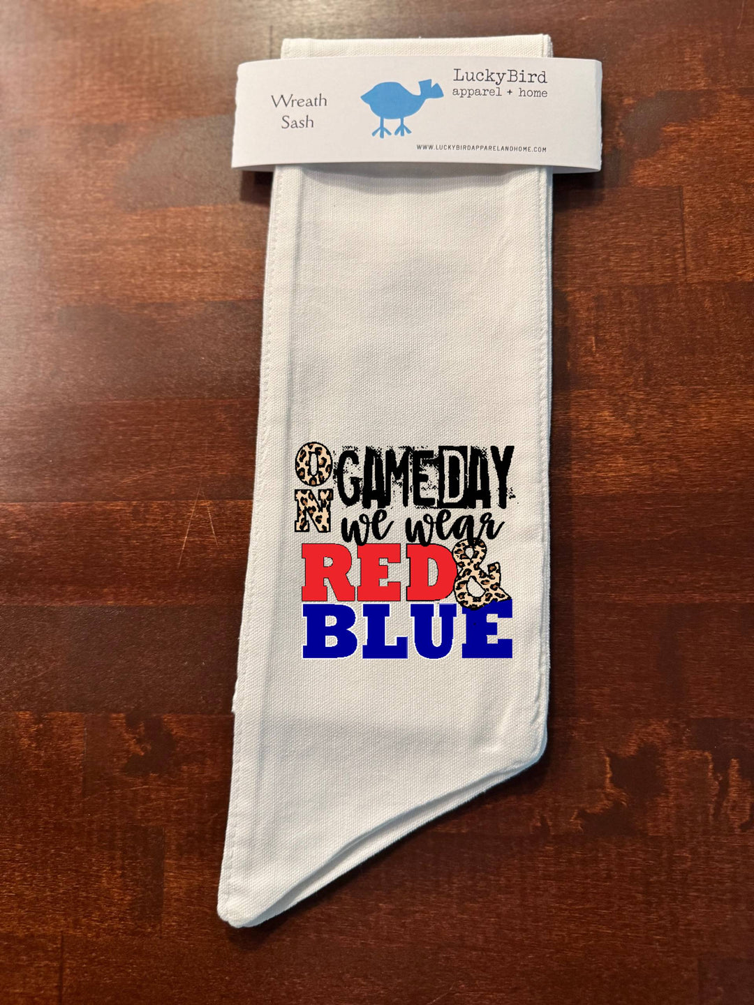 ON GAMEDAY WE WEAR WREATH SASH