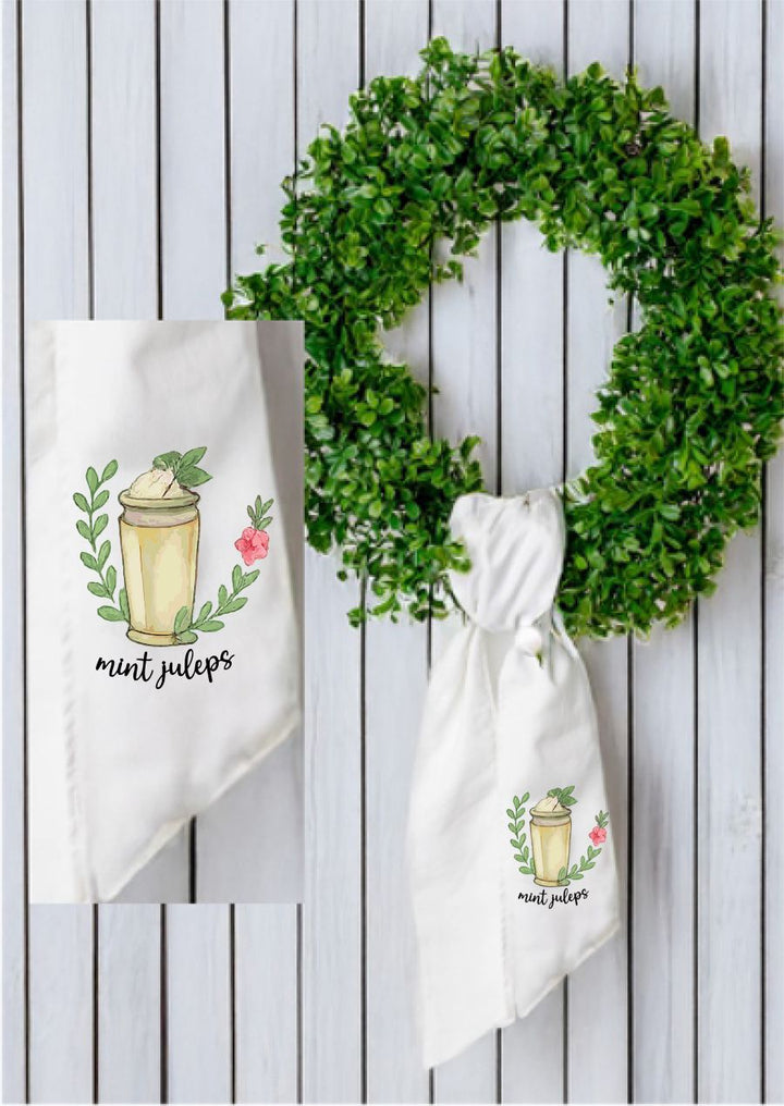 MINT JULEPS WREATH SASH