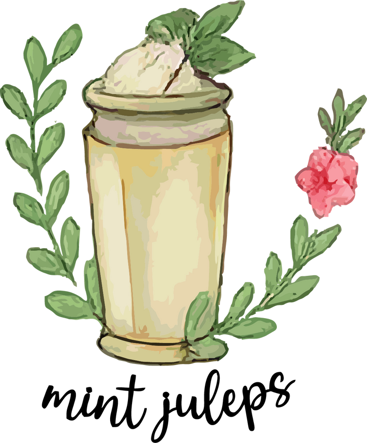 MINT JULEPS WREATH SASH