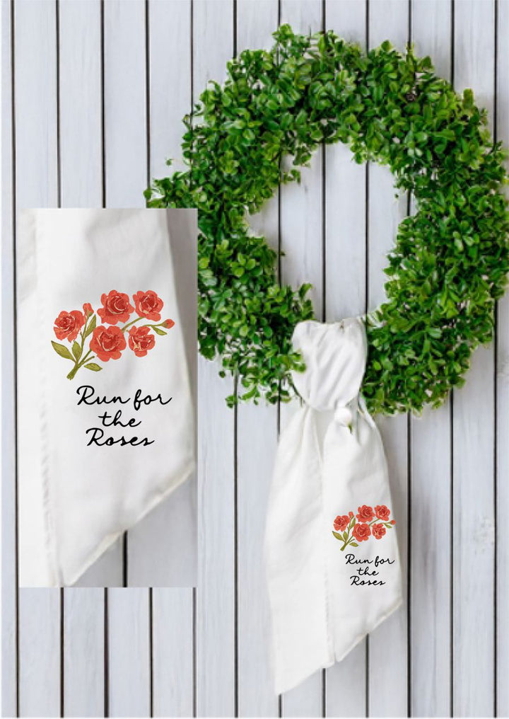 RUN FOR THE ROSES WREATH SASH