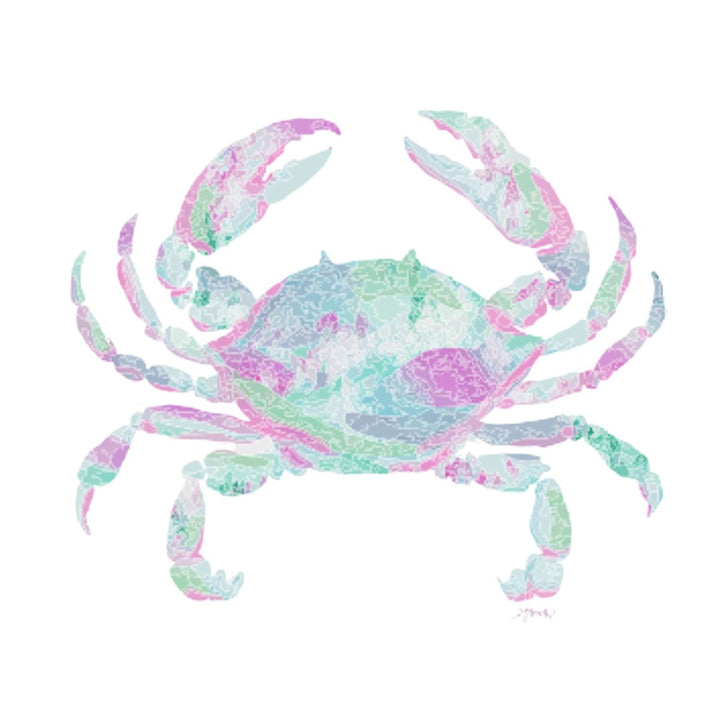 HALEY PURPLE AND GREEN CRAB WREATH SASH