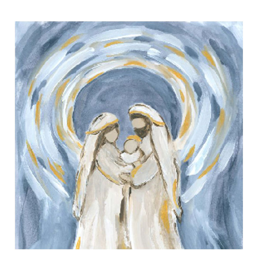 Haley's Holy Family Nativity Wreath Sash