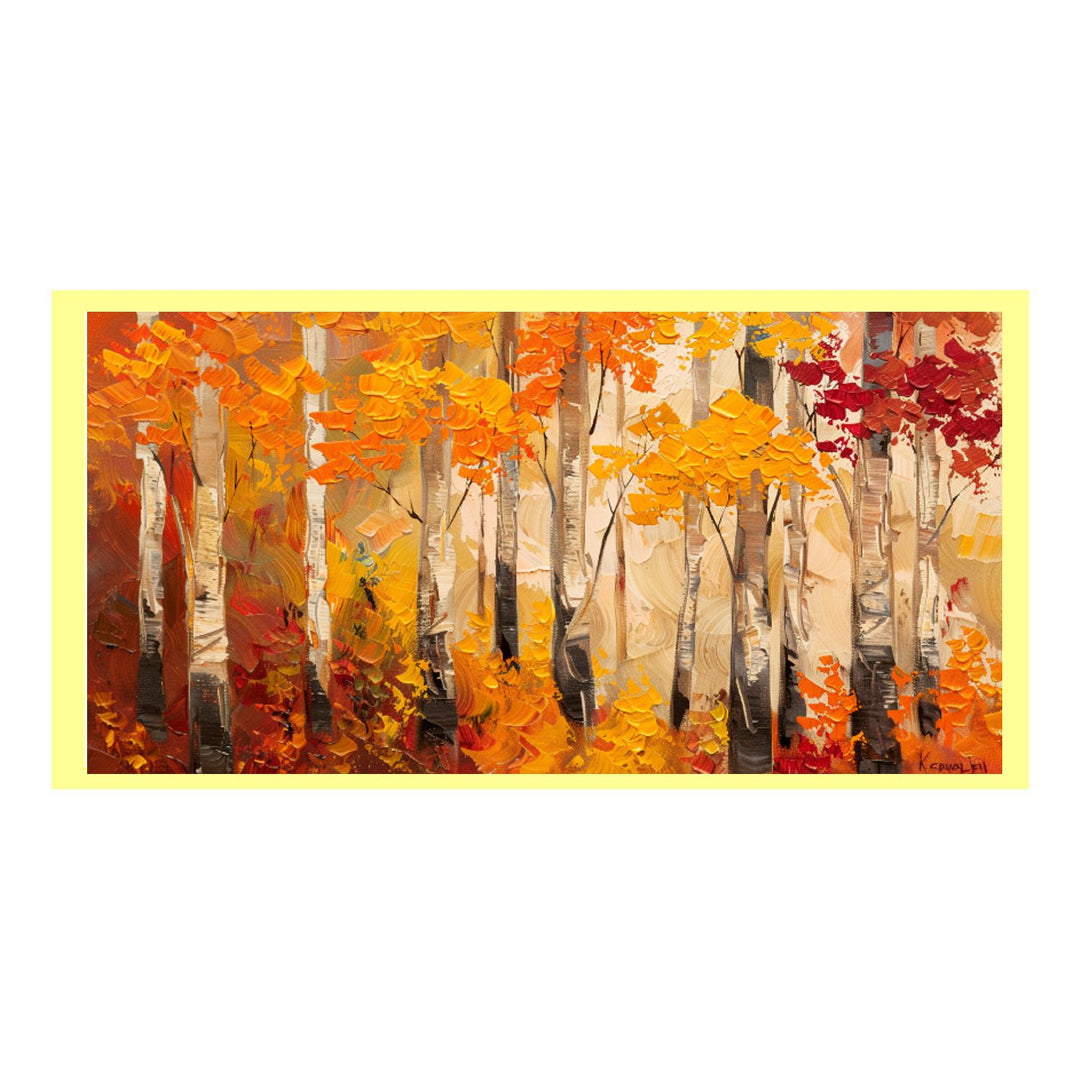 Autumn leaves and Trees Lumbar Swap