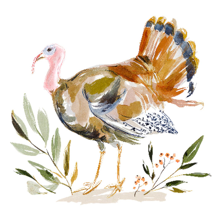 Autumn Heritage Turkey Tea Towel