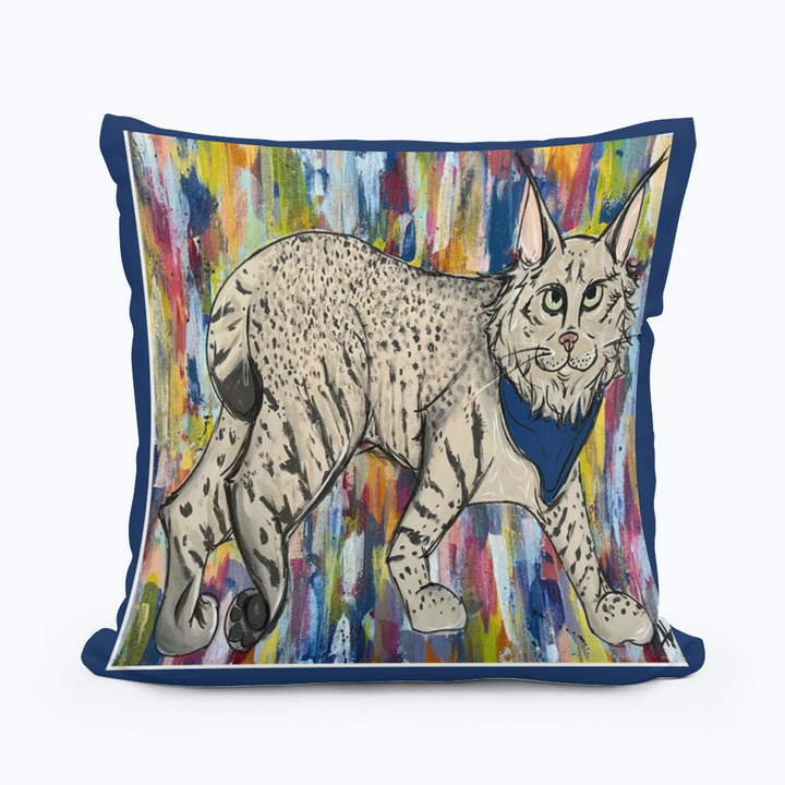 ABI'S WILDCAT SQUARE PILLOW