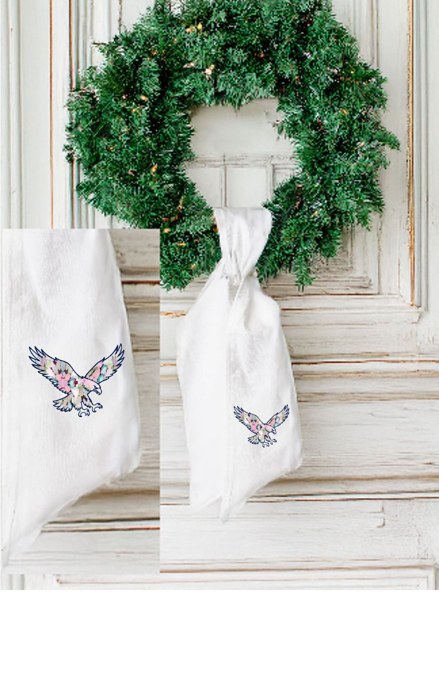 Abstract Eagle Wreath Sash