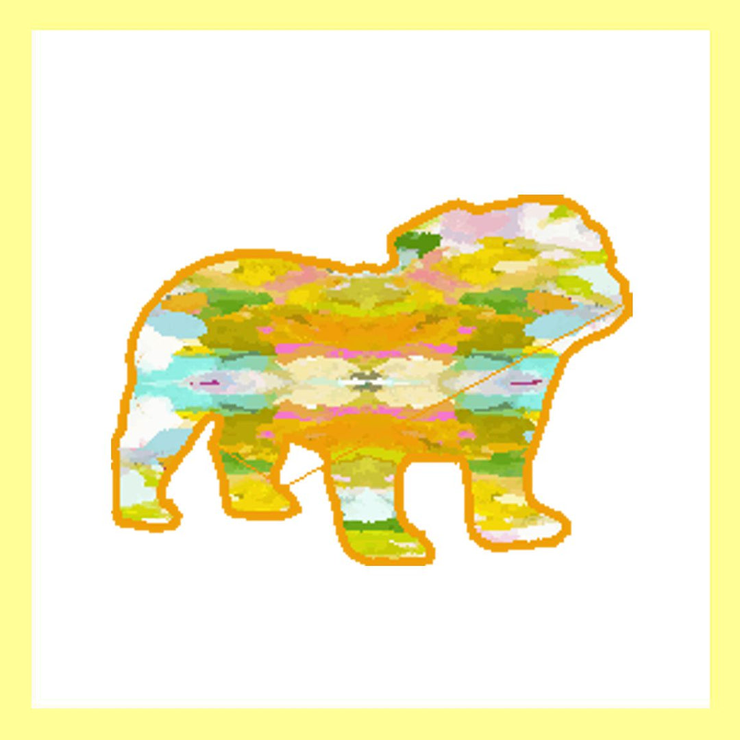 Abstract Bulldog Square Swap