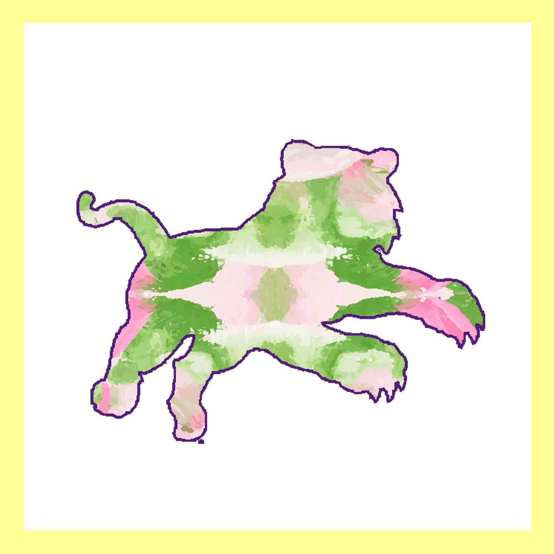 Abstract Tiger Square Swap