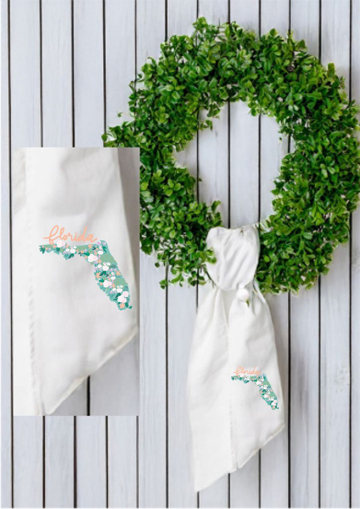 Emma's Southern State Florida Wreath Sash