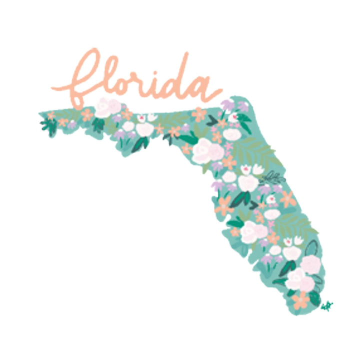 Emma's Southern State Florida Wreath Sash