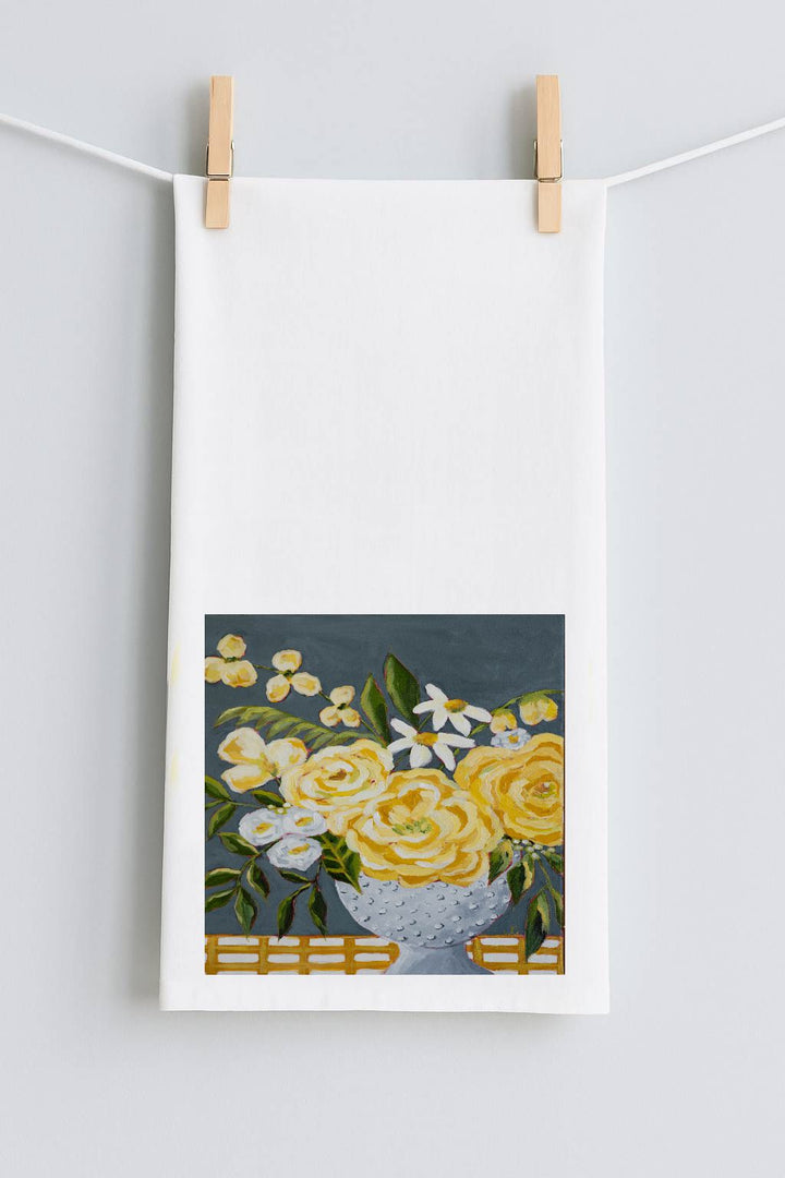 Jennifer's Confetti Bloom Tea Towel