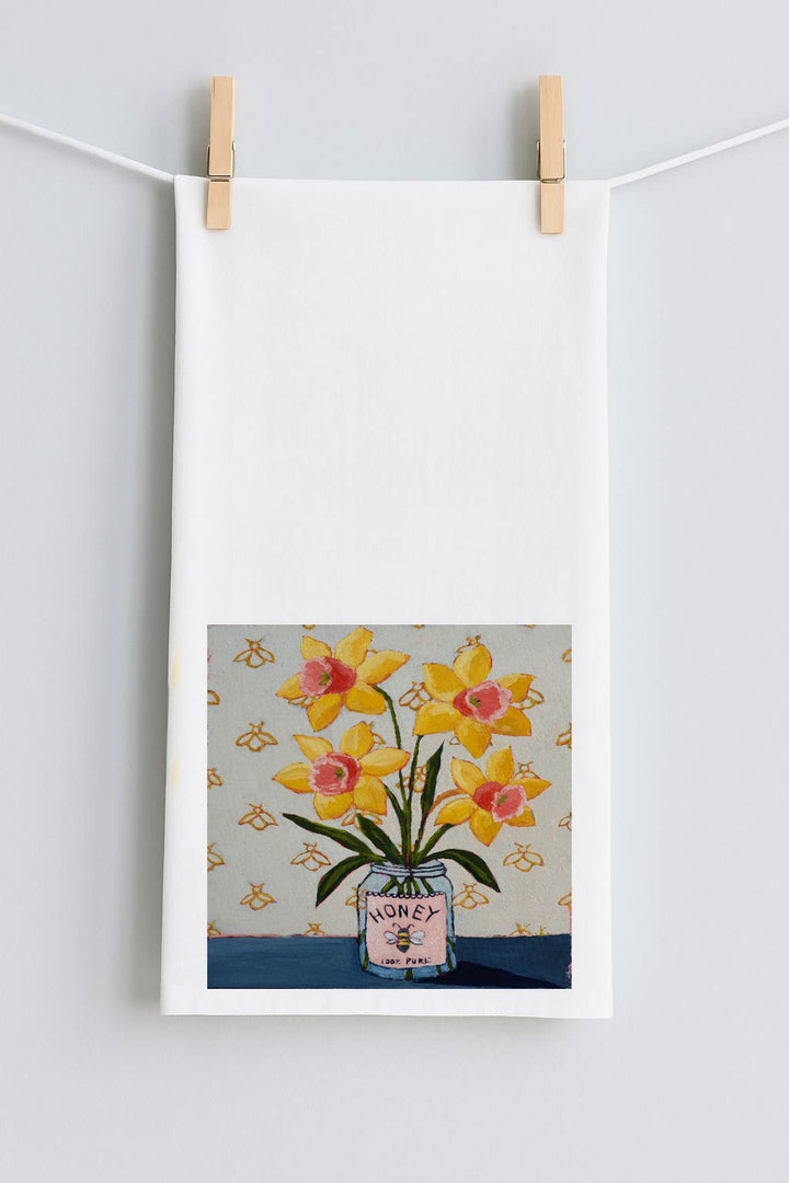 Jennifer's Oh Hi Honey Tea Towel