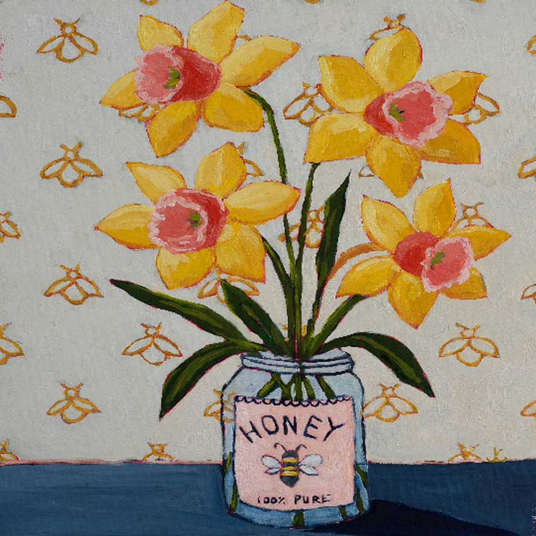 Jennifer's Oh Hi Honey Tea Towel