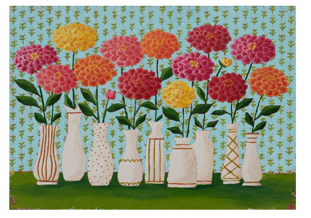 Jennifer's She Laughed in Flowers Acrylic Tray