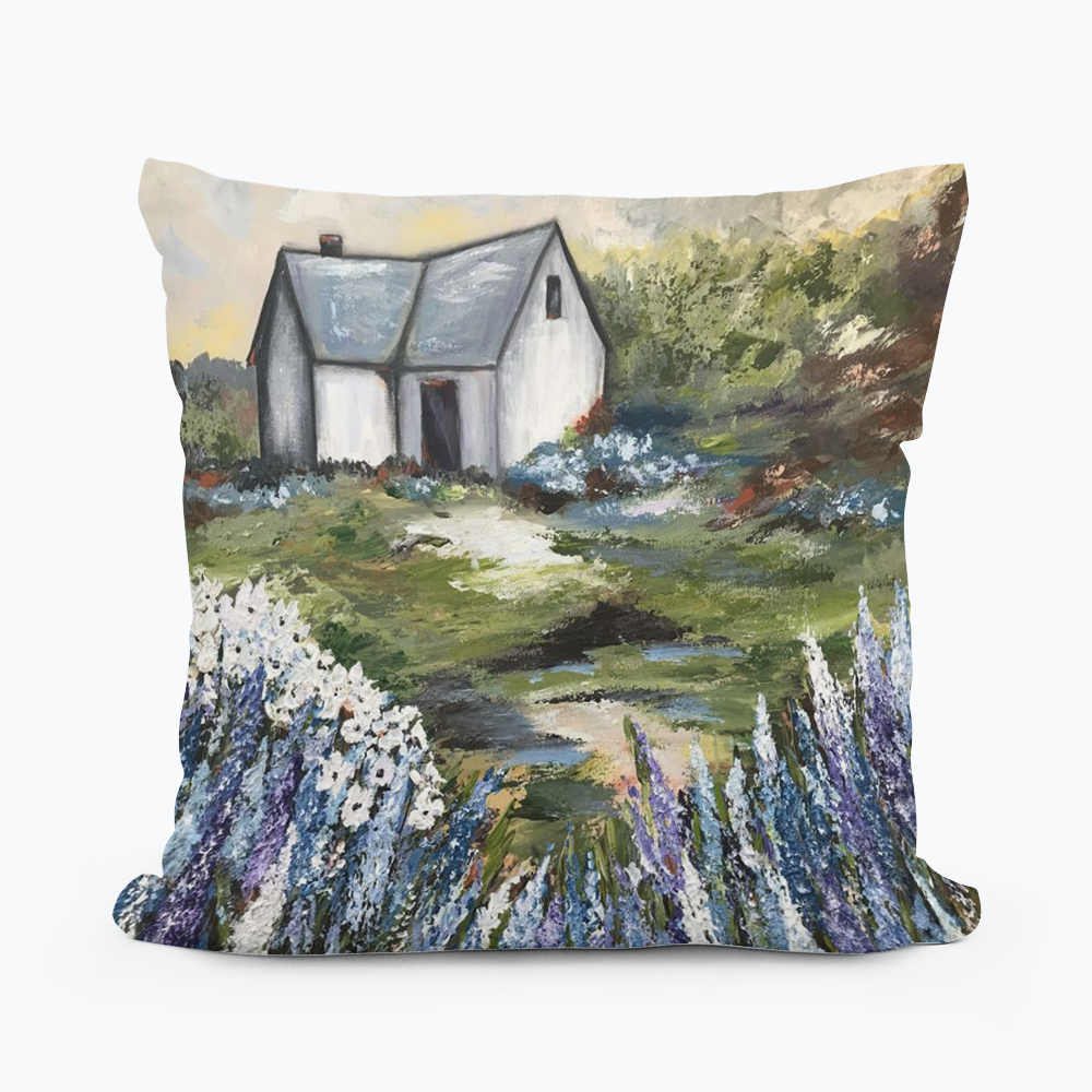 Kristie White Farmhouse Pillow