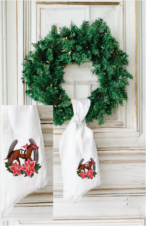 EMMALEE DERBY HORSESHOE WREATH SASH