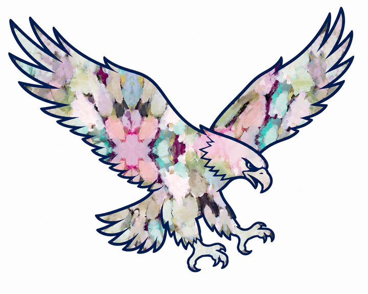 Abstract Eagle Wreath Sash