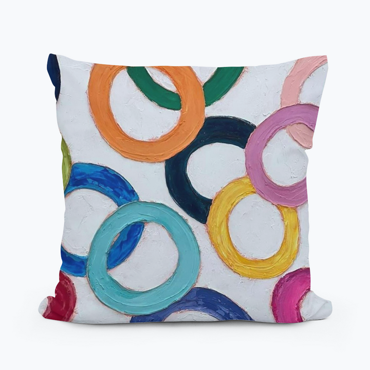 Color Rings Pillow