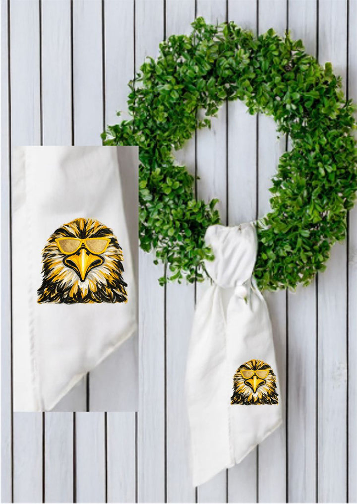 Colorful eagle Mascot Wreath Sash