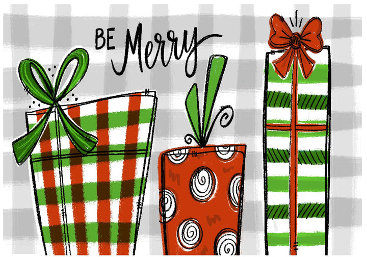 Be Merry Presents 14x20 Lumbar Pillow