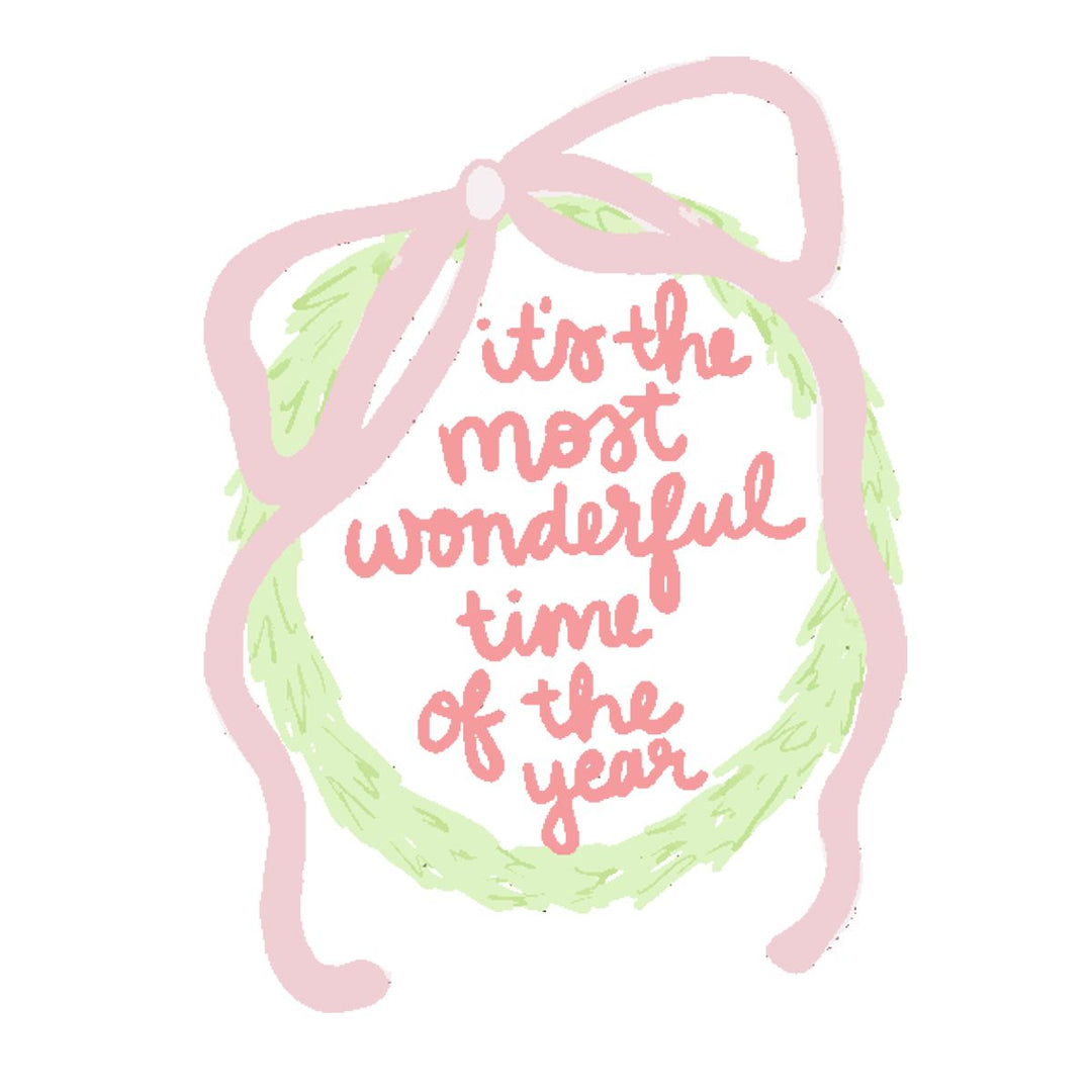 Emma Most Wonderful Time Tea Towel