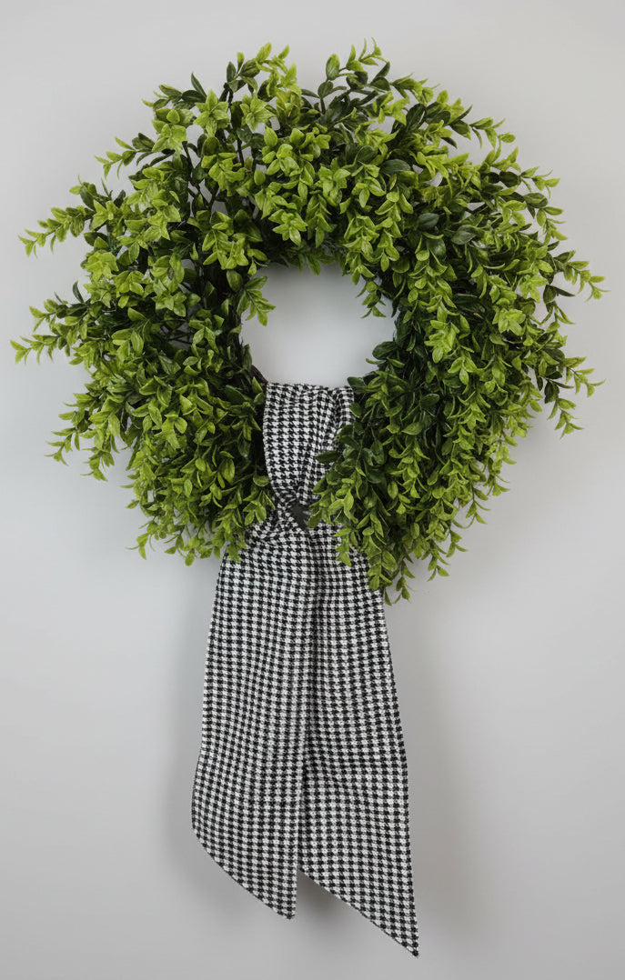 Houndstooth Wreath Sash