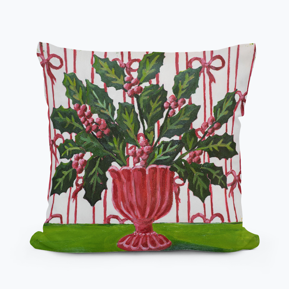 Jennifer Holiday Holly Pillow