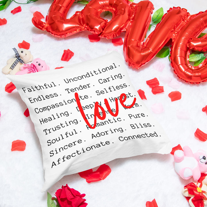 Love Words Square Pillow